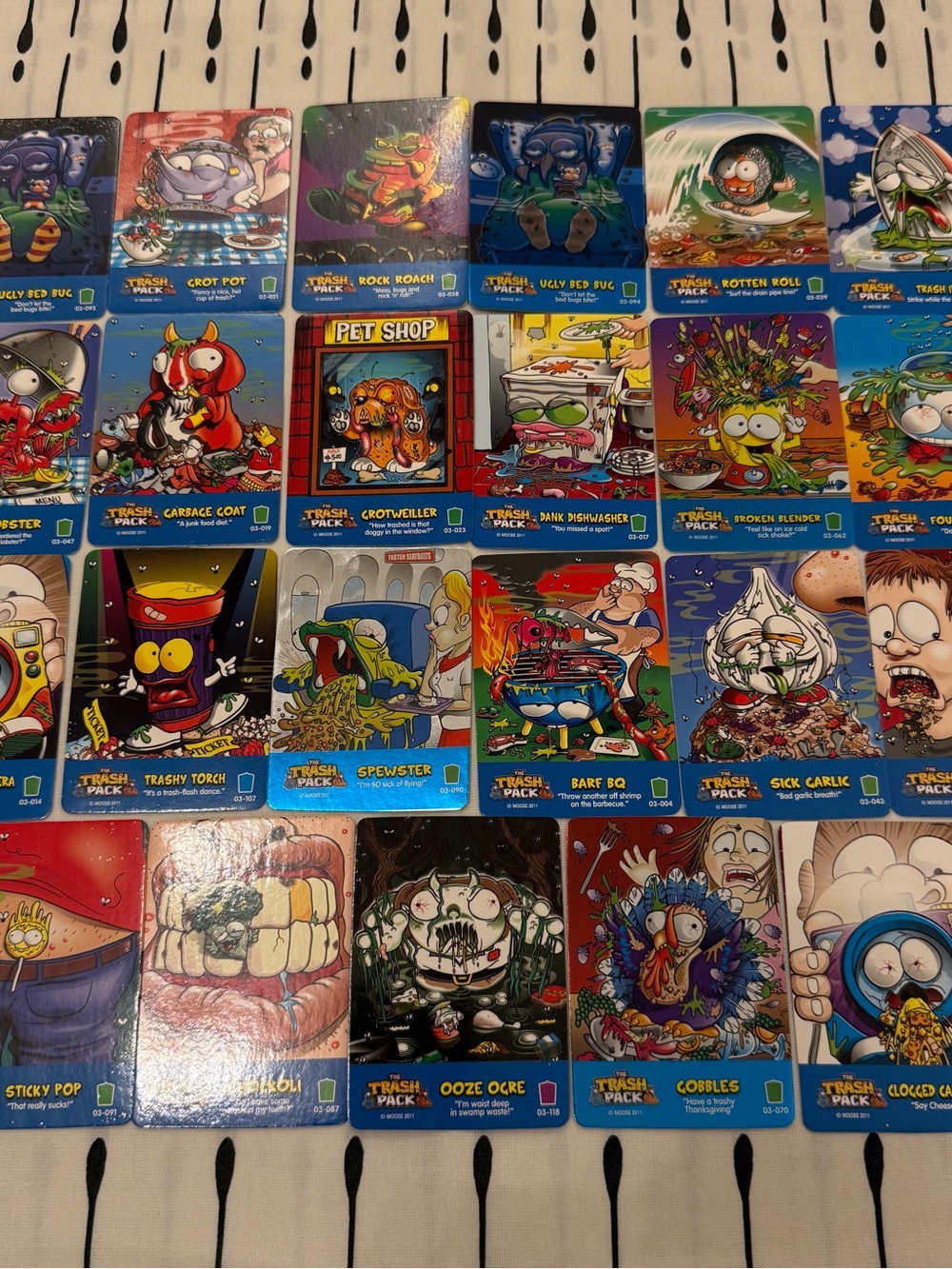 Trash Pack Kids Trading Cards - Multi Color Collectible Card Set